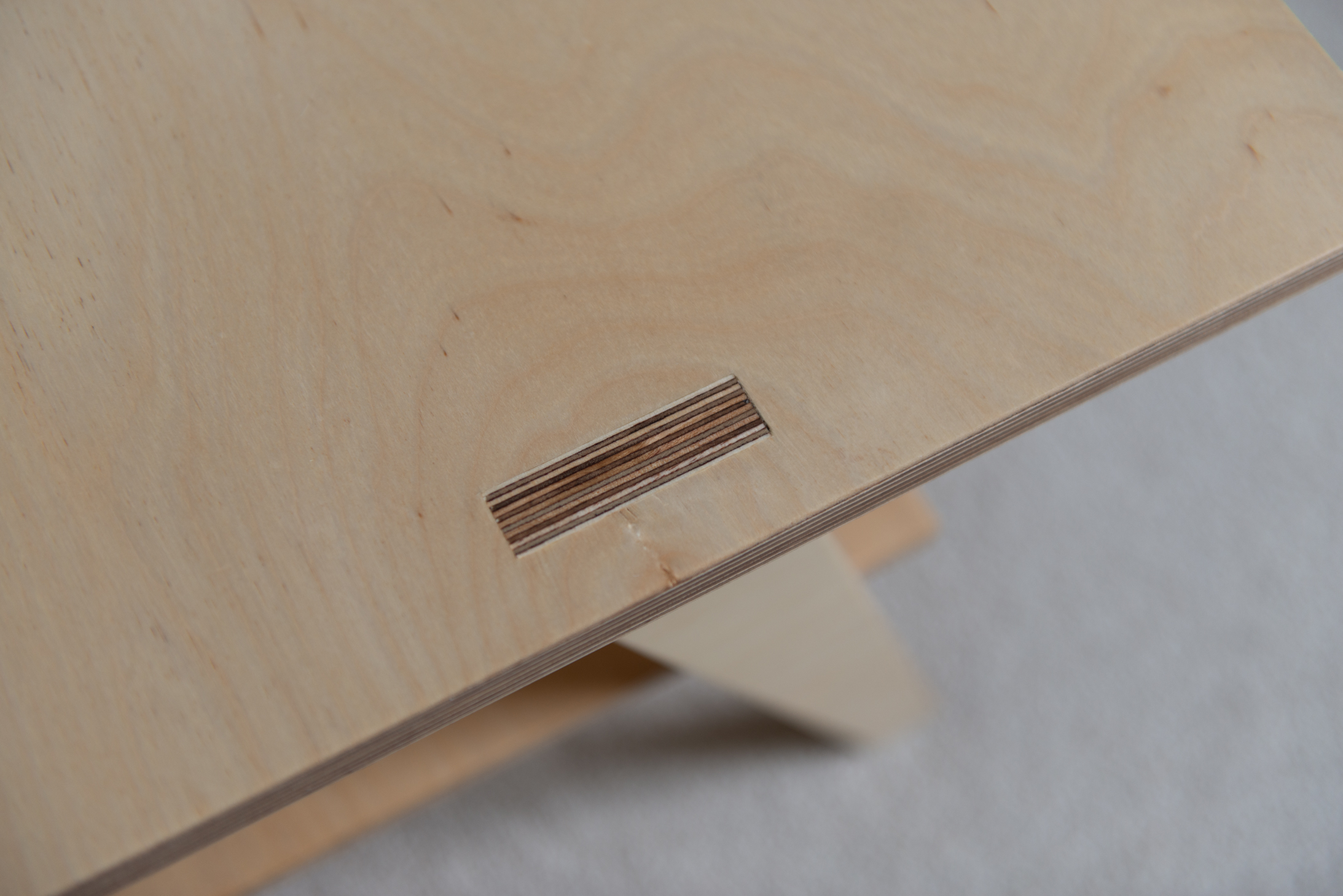 plywood coffee table joint detail