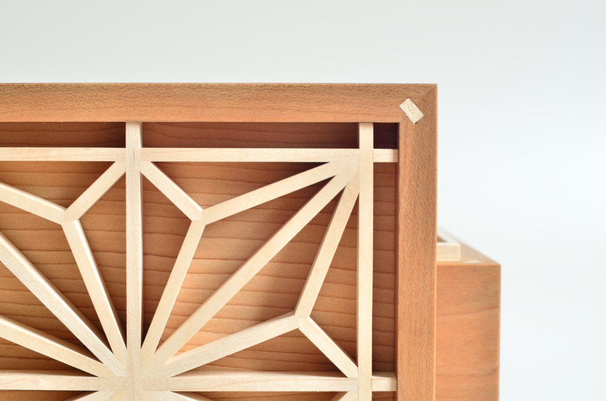 kumiko keepsake box closeup